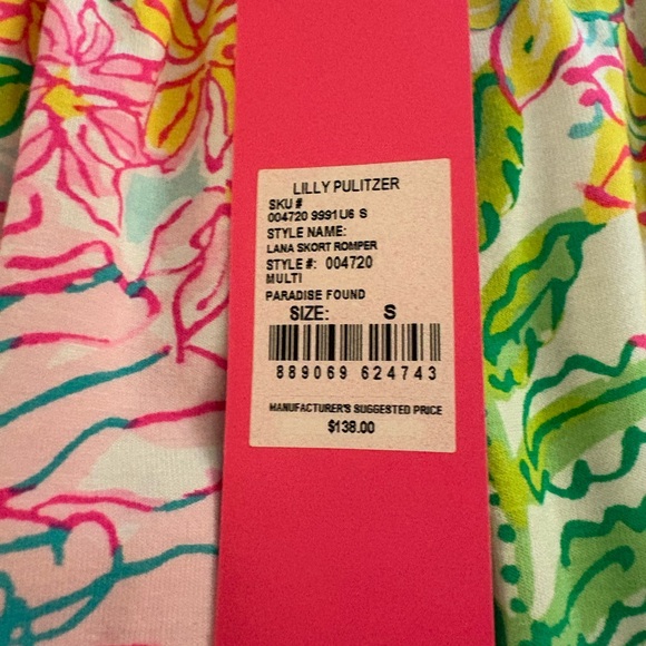 Lilly Pulitzer Lana romper Paradise Found - Picture 3 of 3
